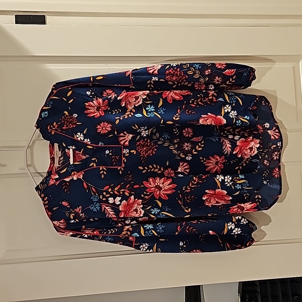 LOFT, Flower pattern blouse,  Size S